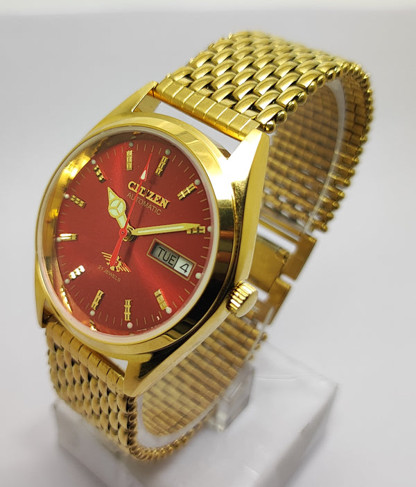Citizen Automatic 8200 Movement stainless steel Japan Made 21 Jewels Men s Wrist Watch