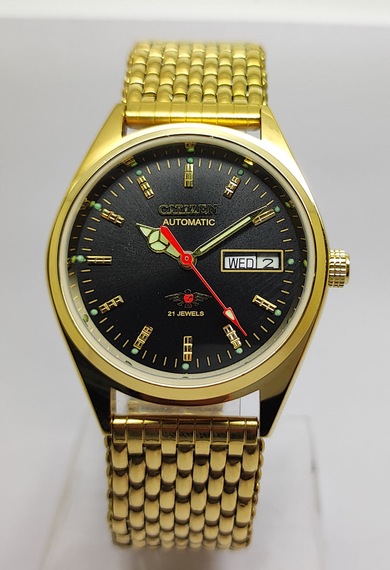 Citizen Automatic 8200 Movement stainless steel Japan Made 21 Jewels Men s Wrist Watch