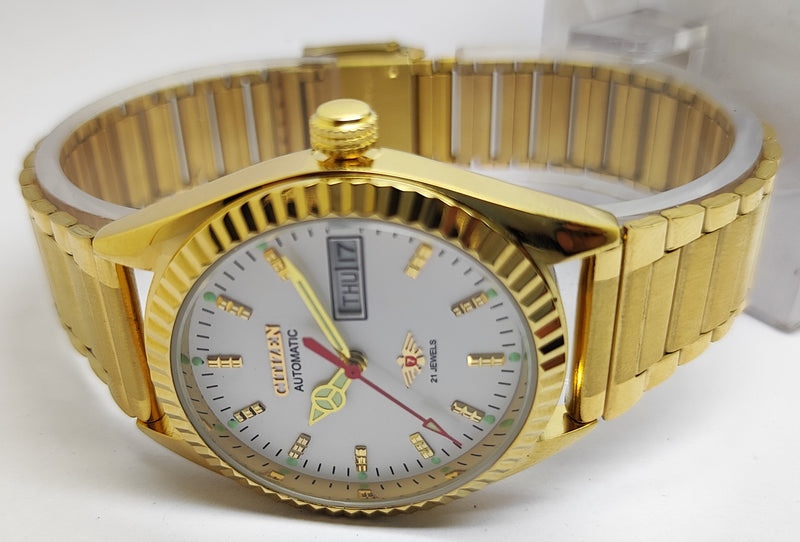 Citizen Automatic 8200 Movement stainless steel Japan Made 21 Jewels Men s Wrist Watch