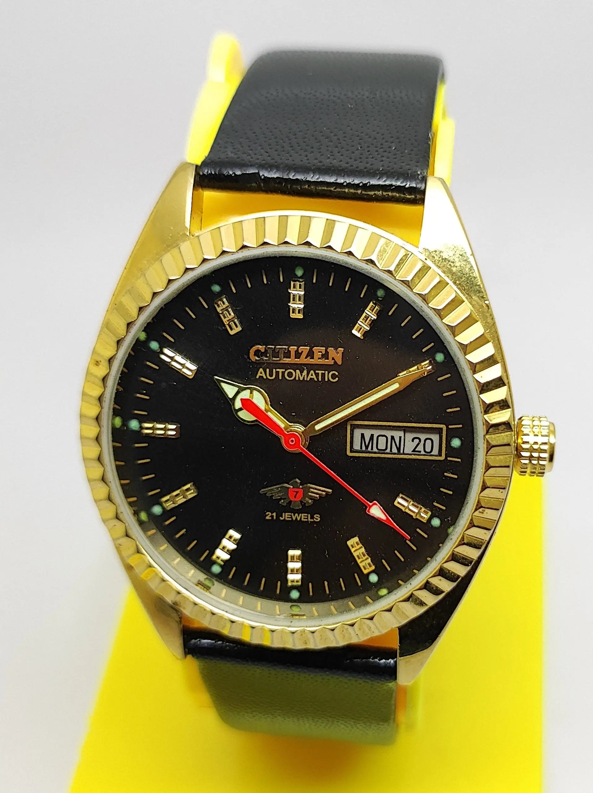 Citizen Automatic 8200 Movement stainless steel Japan Made 21 Jewels Men s Wrist Watch National Watches