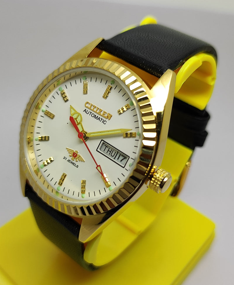 Citizen Automatic 8200 Movement stainless steel Japan Made 21 Jewels Men s Wrist Watch