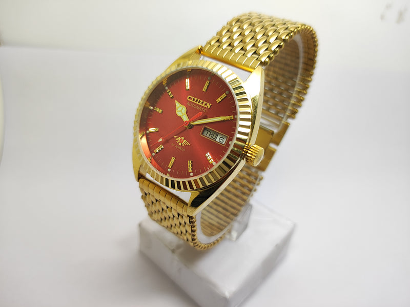 Citizen Automatic 8200 Movement stainless steel Japan Made 21 Jewels Men s Wrist Watch