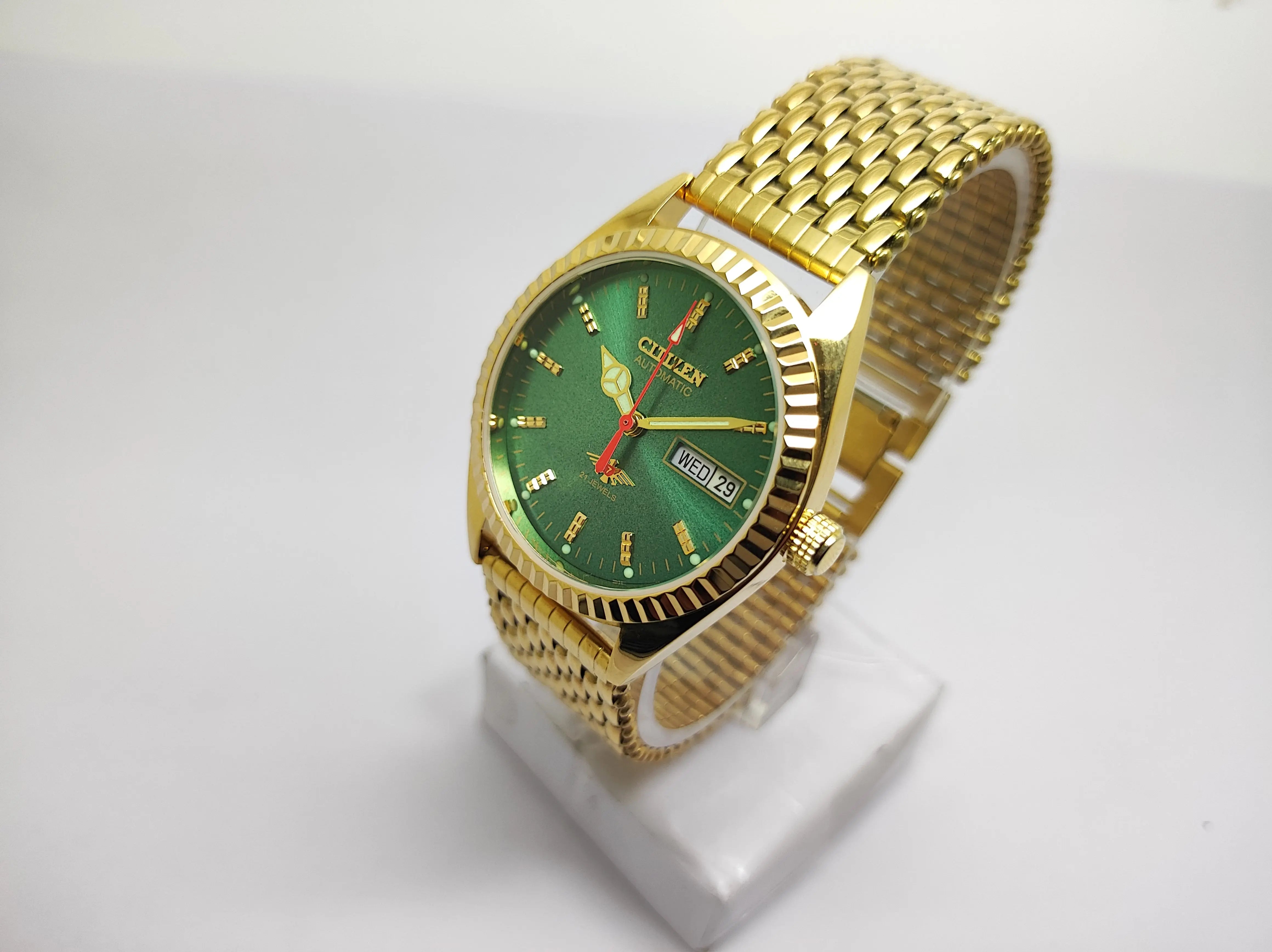 Citizen Automatic 8200 Movement stainless steel Japan Made 21 Jewels Men s Wrist Watch National Watches