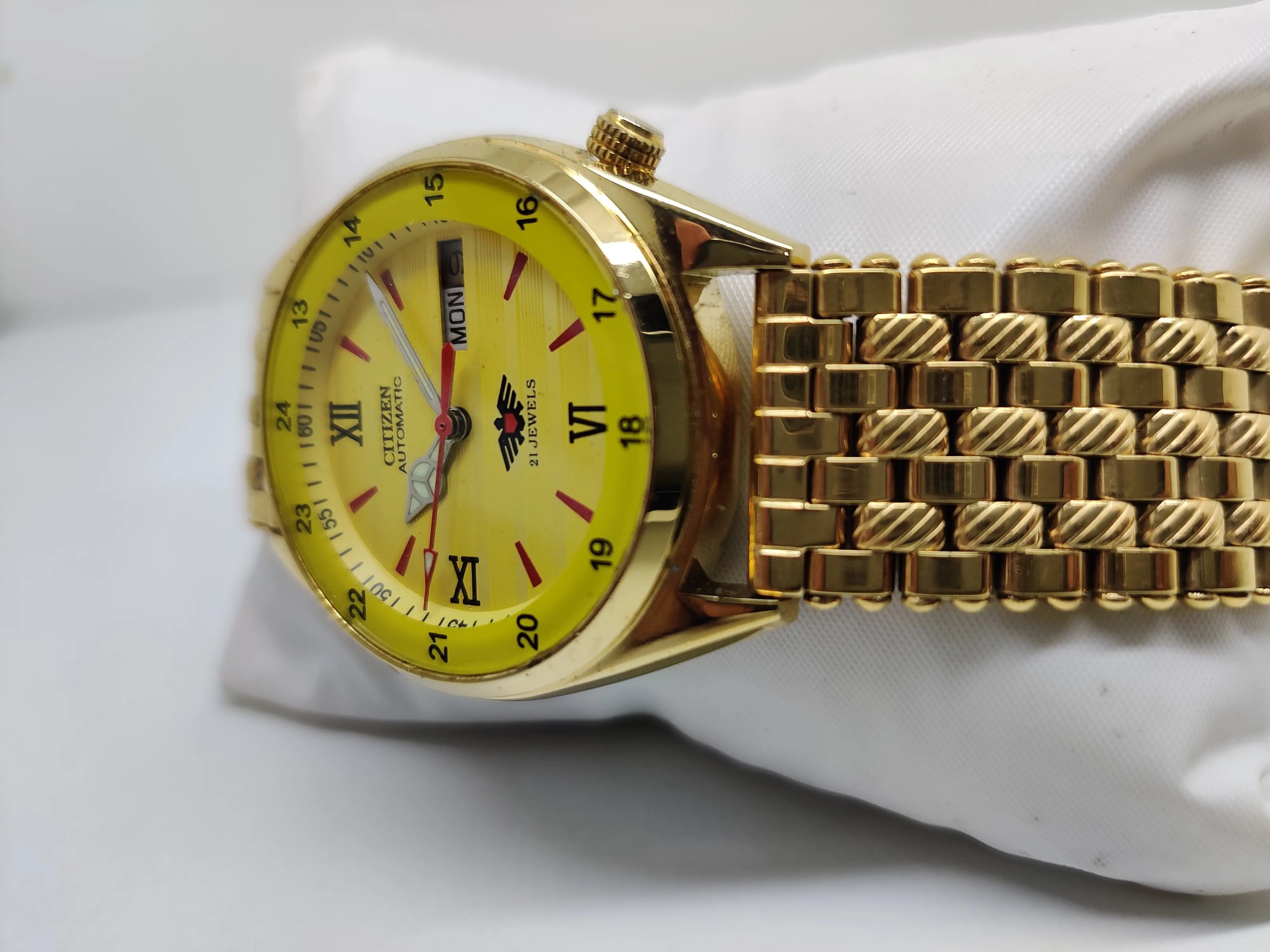Citizen Automatic 8200 Movement stainless steel Japan Made 21 Jewels Men s Wrist Watch National Watches
