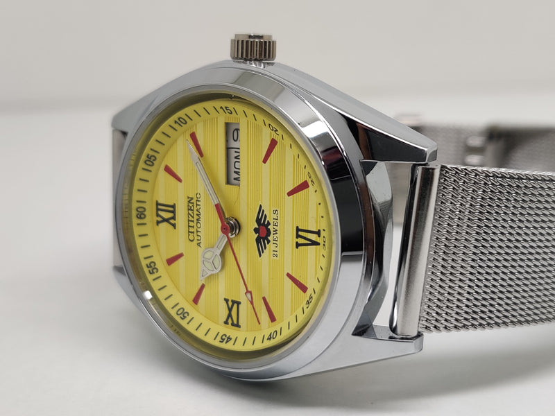 Citizen Automatic 8200 Movement stainless steel Japan Made 21 Jewels Men s Wrist Watch