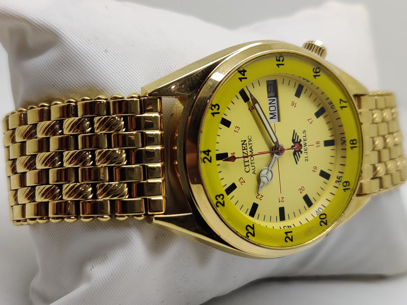 Citizen Automatic 8200 Movement stainless steel Japan Made 21 Jewels Men s Wrist Watch