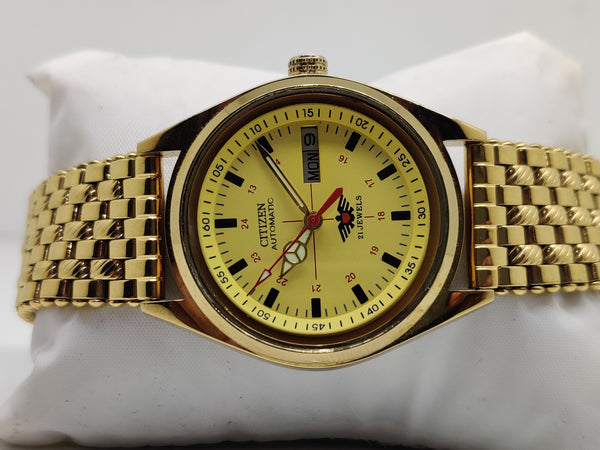 Citizen Automatic 8200 Movement stainless steel Japan Made 21 Jewels Men s Wrist Watch