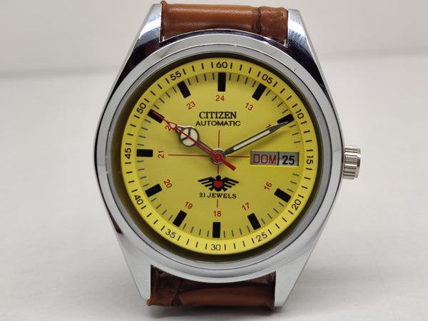 Citizen Automatic 8200 Movement stainless steel Japan Made 21 Jewels Men s Wrist Watch