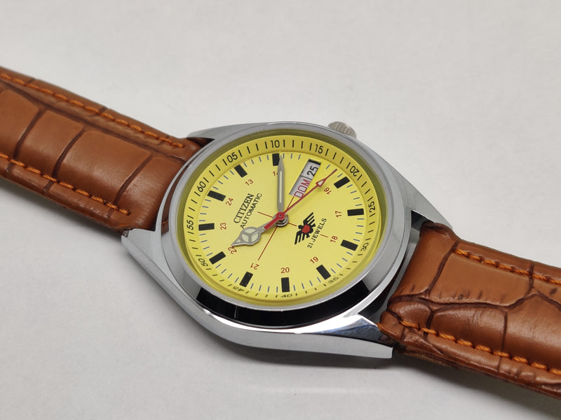 Citizen Automatic 8200 Movement stainless steel Japan Made 21 Jewels Men s Wrist Watch