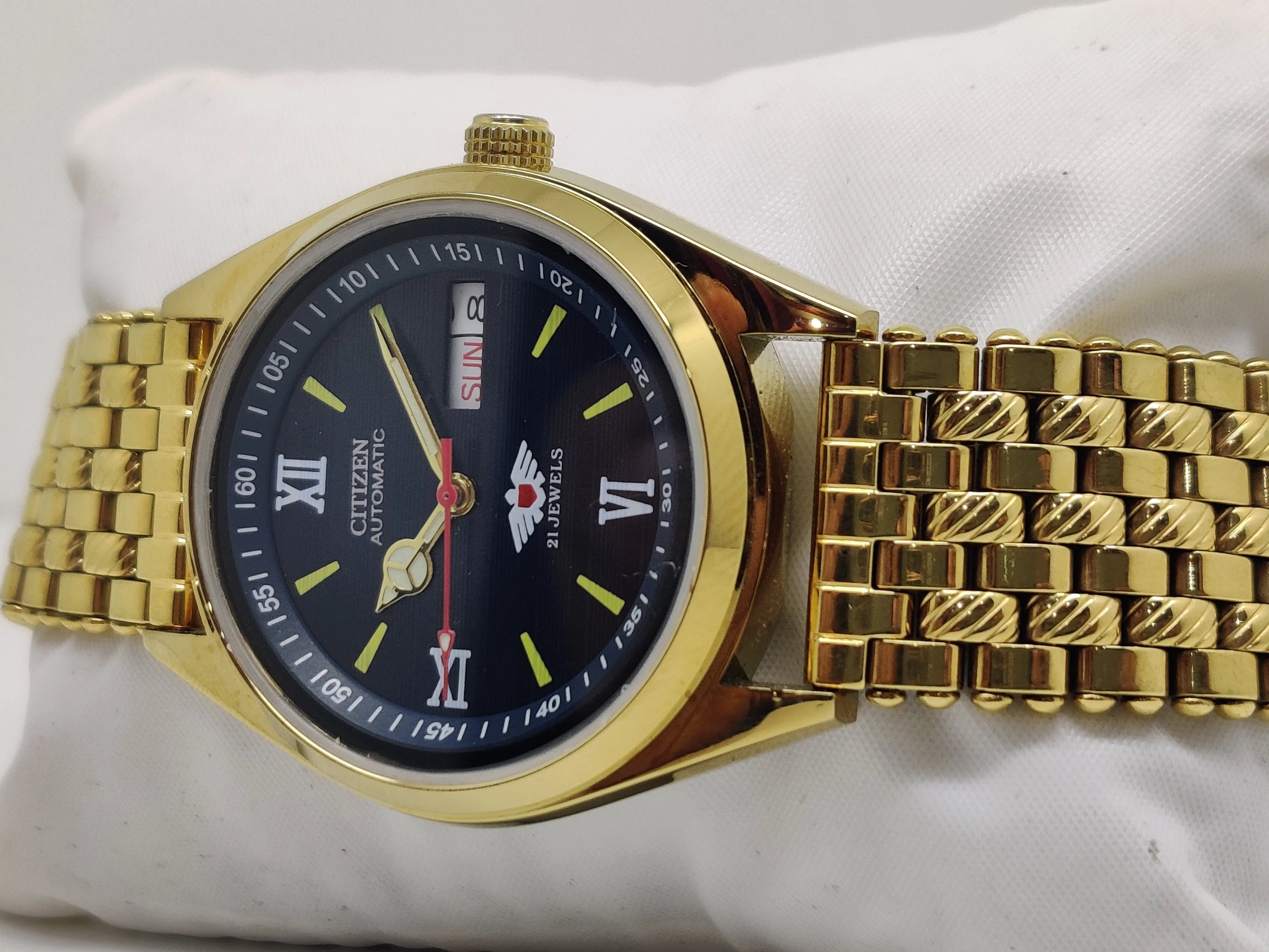 Citizen Automatic 8200 Movement stainless steel Japan Made 21 Jewels Men s Wrist Watch National Watches
