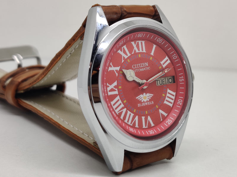Citizen Automatic 8200 Movement stainless steel Japan Made 21 Jewels Men s Wrist Watch
