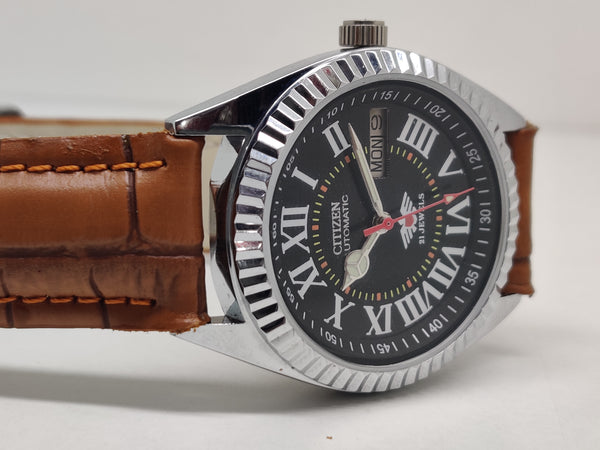 Citizen Automatic 8200 Movement stainless steel Japan Made 21 Jewels Men s Wrist Watch