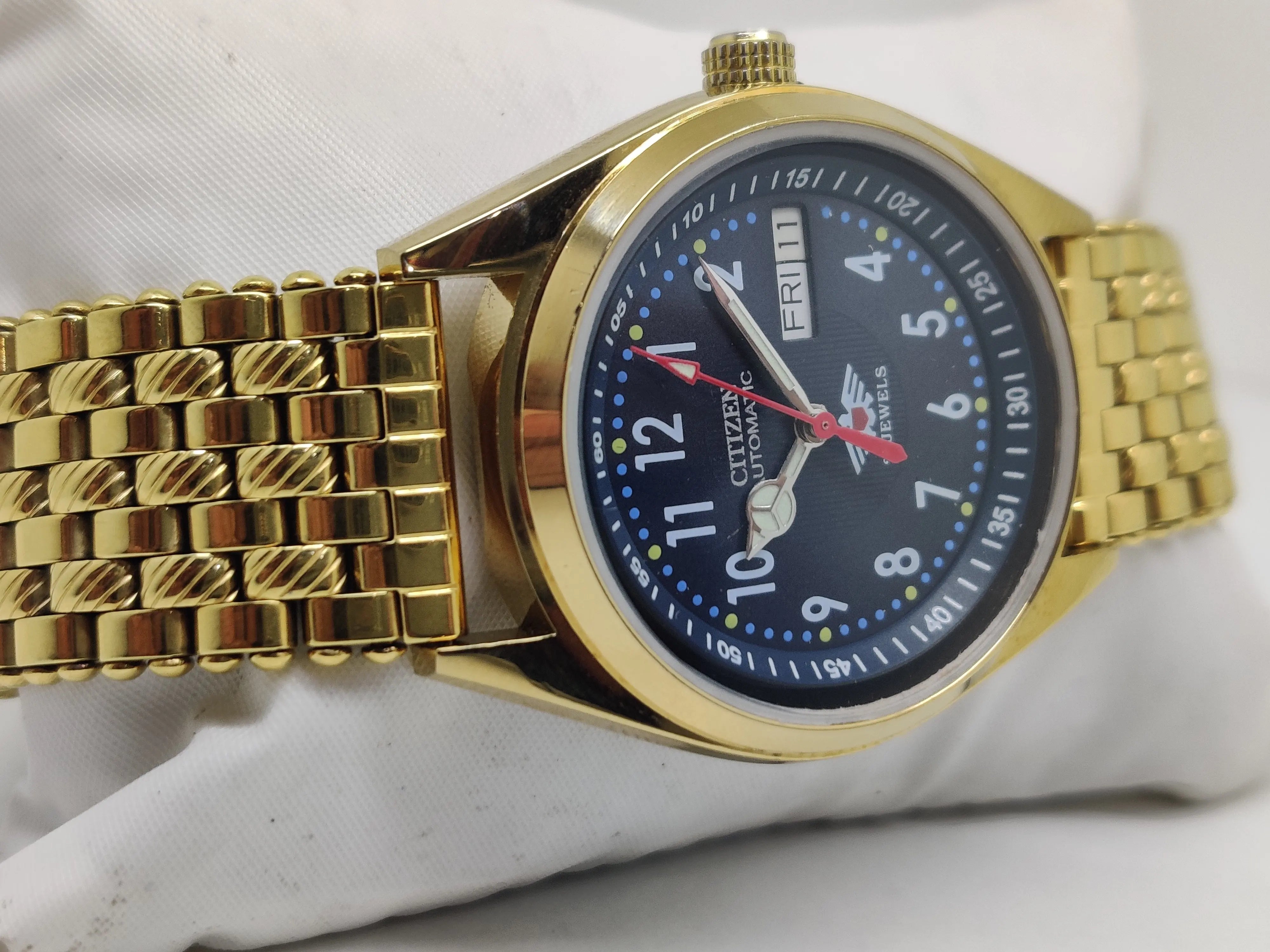 Citizen Automatic 8200 Movement stainless steel Japan Made 21 Jewels Men s Wrist Watch National Watches