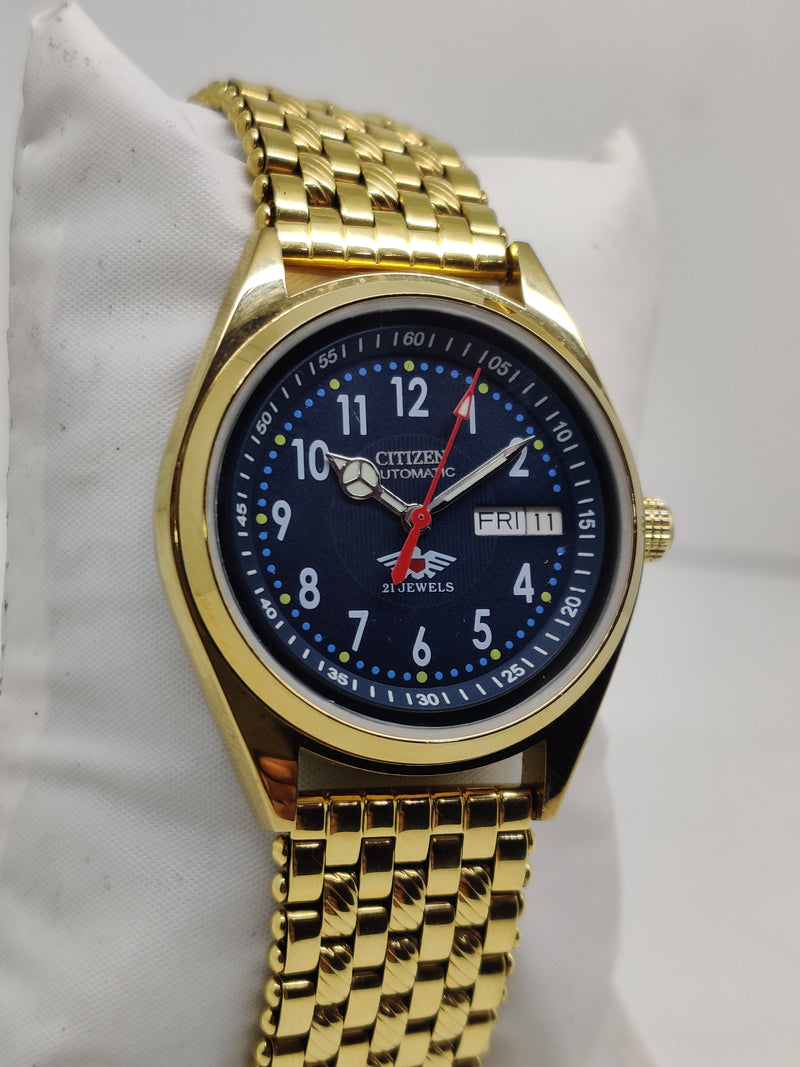 Citizen Automatic 8200 Movement stainless steel Japan Made 21 Jewels Men s Wrist Watch