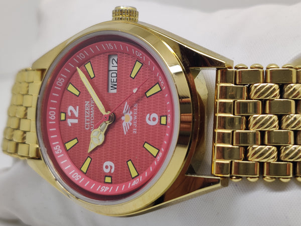 Citizen Automatic 8200 Movement stainless steel Japan Made 21 Jewels Men s Wrist Watch