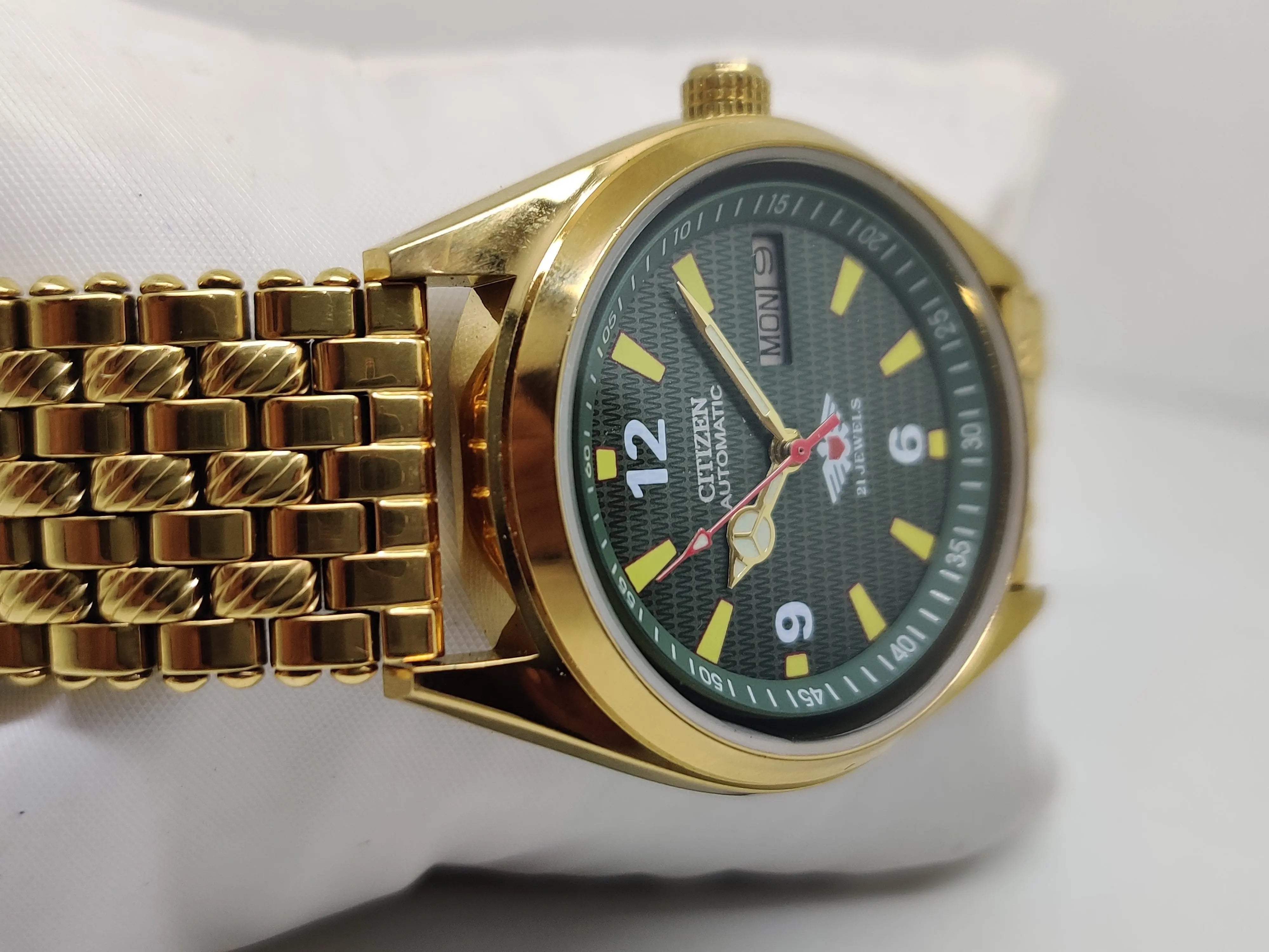Citizen Automatic 8200 Movement stainless steel Japan Made 21 Jewels Men s Wrist Watch National Watches