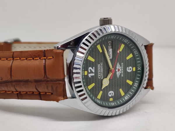 Citizen Automatic 8200 Movement stainless steel Japan Made 21 Jewels Men s Wrist Watch