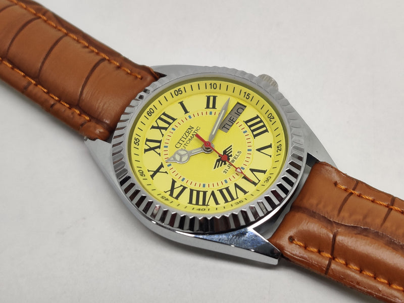 Citizen Automatic 8200 Movement stainless steel Japan Made 21 Jewels Men s Wrist Watch