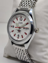 Citizen Automatic 8200 Movement stainless steel Japan Made 21 Jewels Men s Wrist Watch