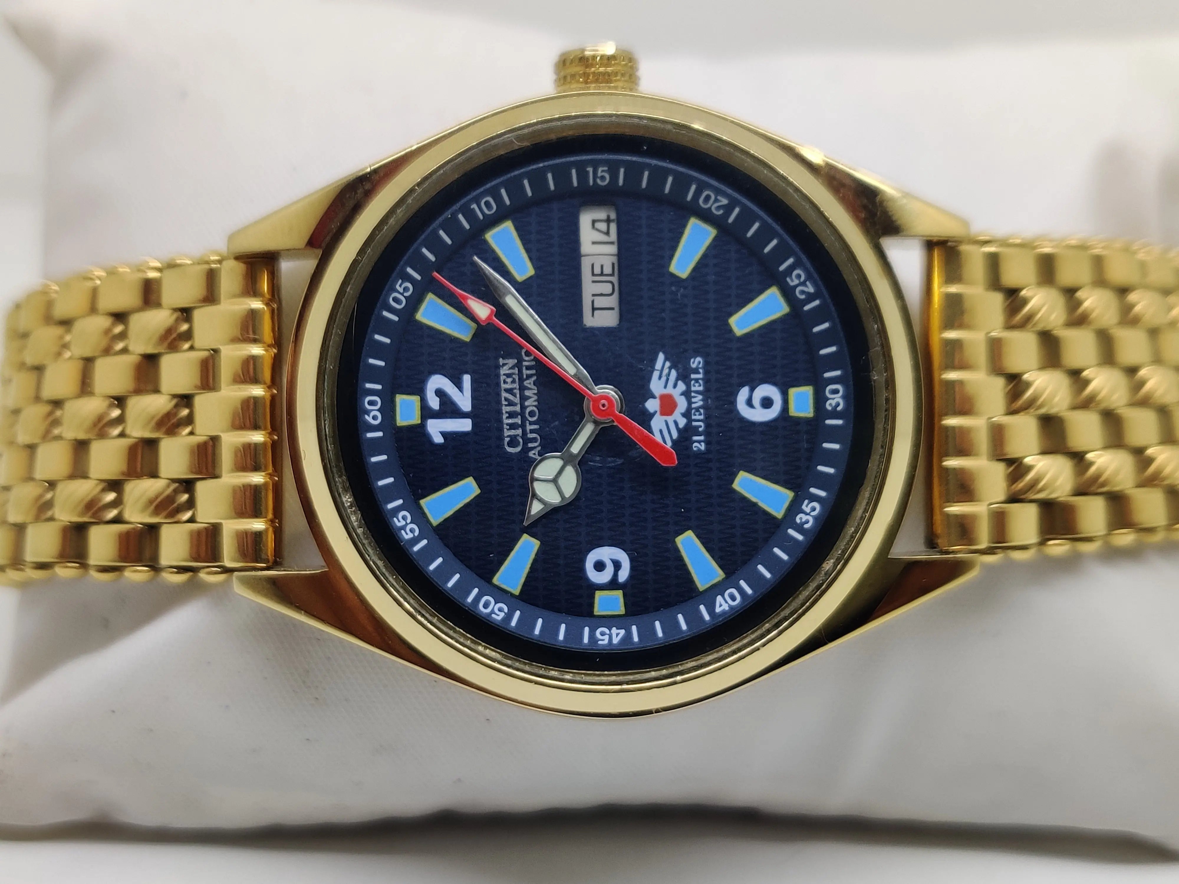 Citizen Automatic 8200 Movement stainless steel Japan Made 21 Jewels Men s Wrist Watch National Watches