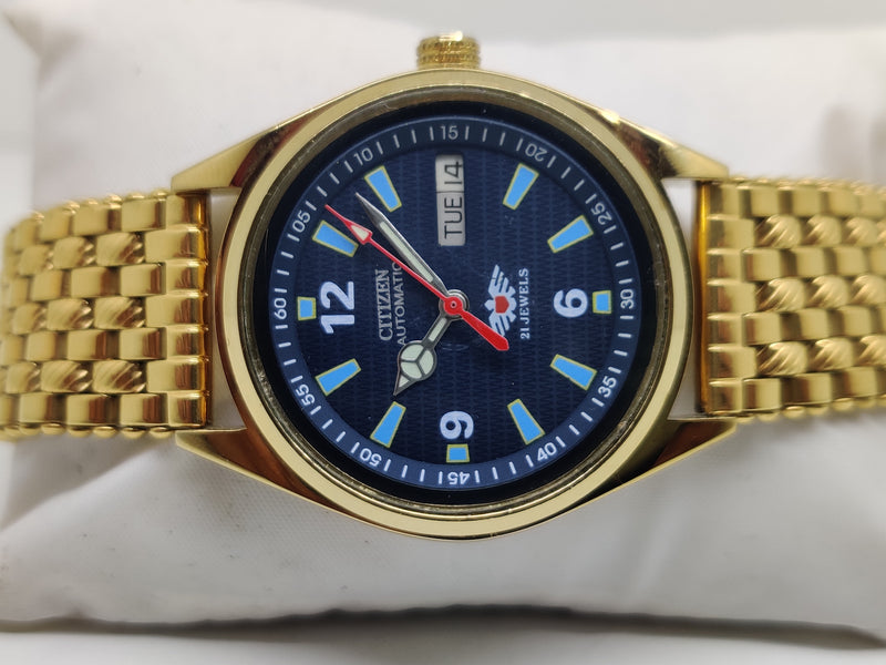Citizen Automatic 8200 Movement stainless steel Japan Made 21 Jewels Men s Wrist Watch