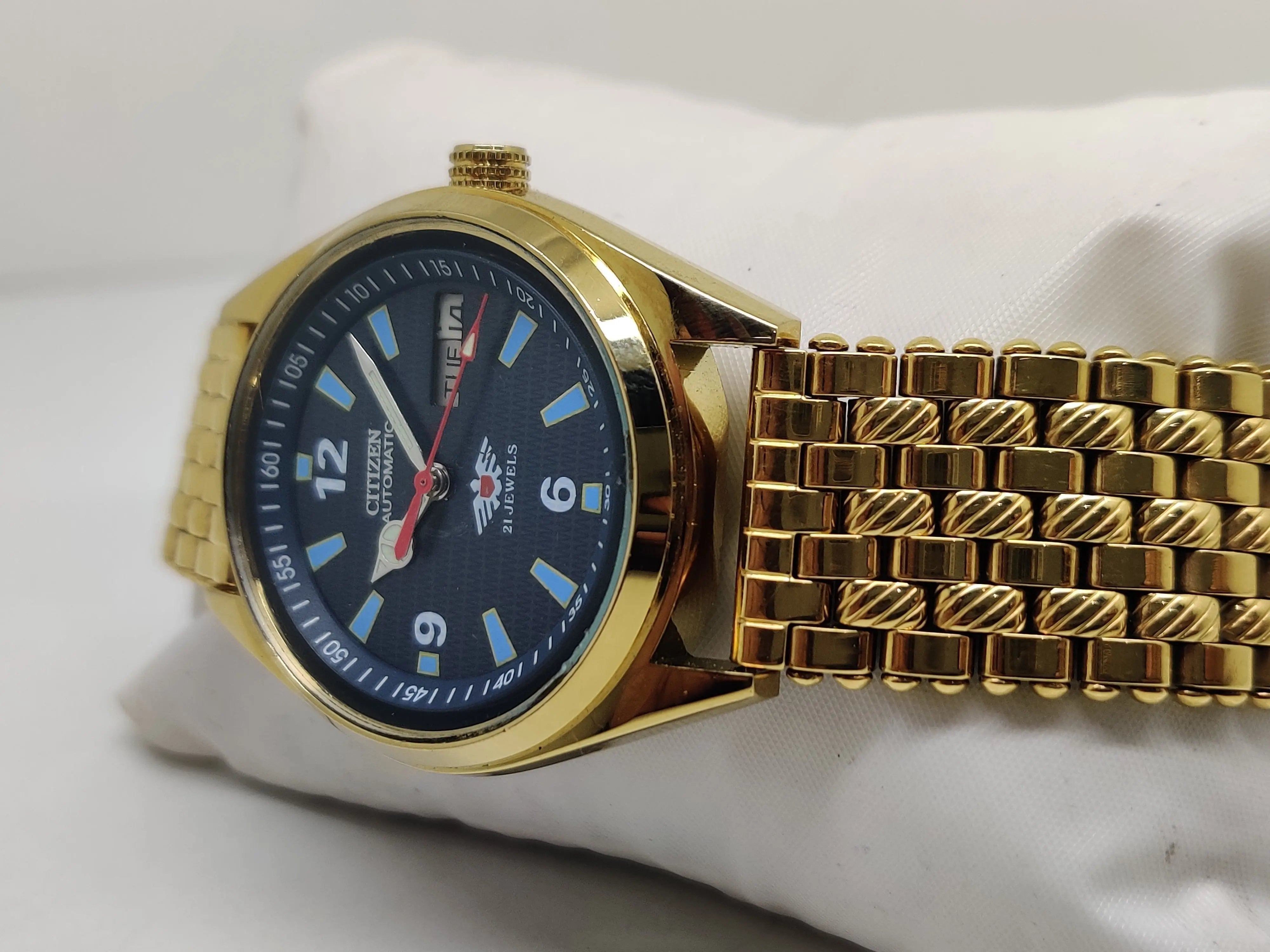 Citizen Automatic 8200 Movement stainless steel Japan Made 21 Jewels Men s Wrist Watch National Watches