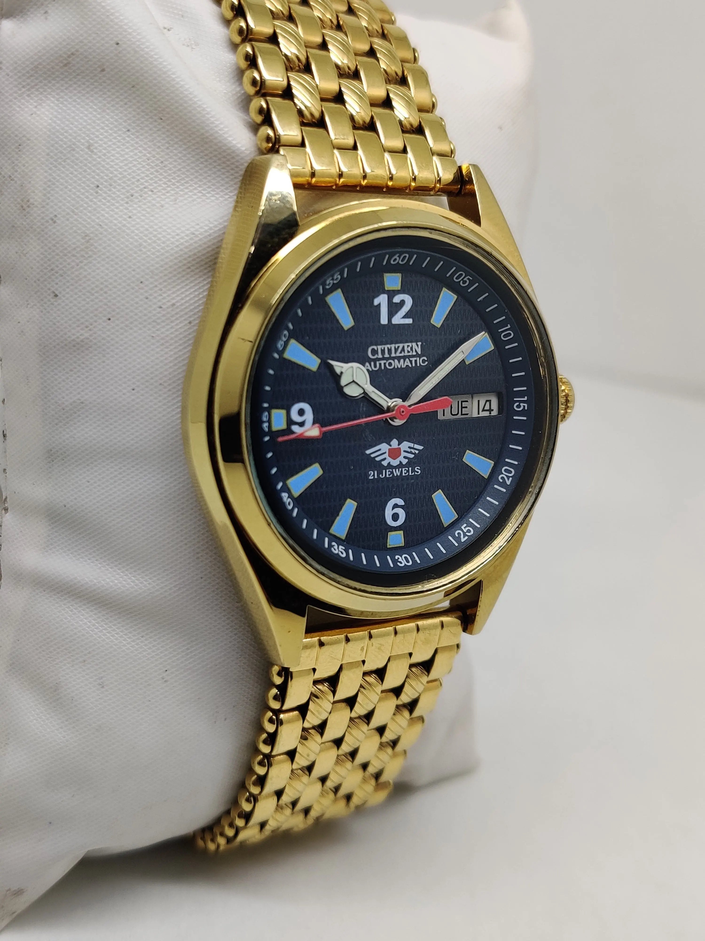 Citizen Automatic 8200 Movement stainless steel Japan Made 21 Jewels Men s Wrist Watch National Watches