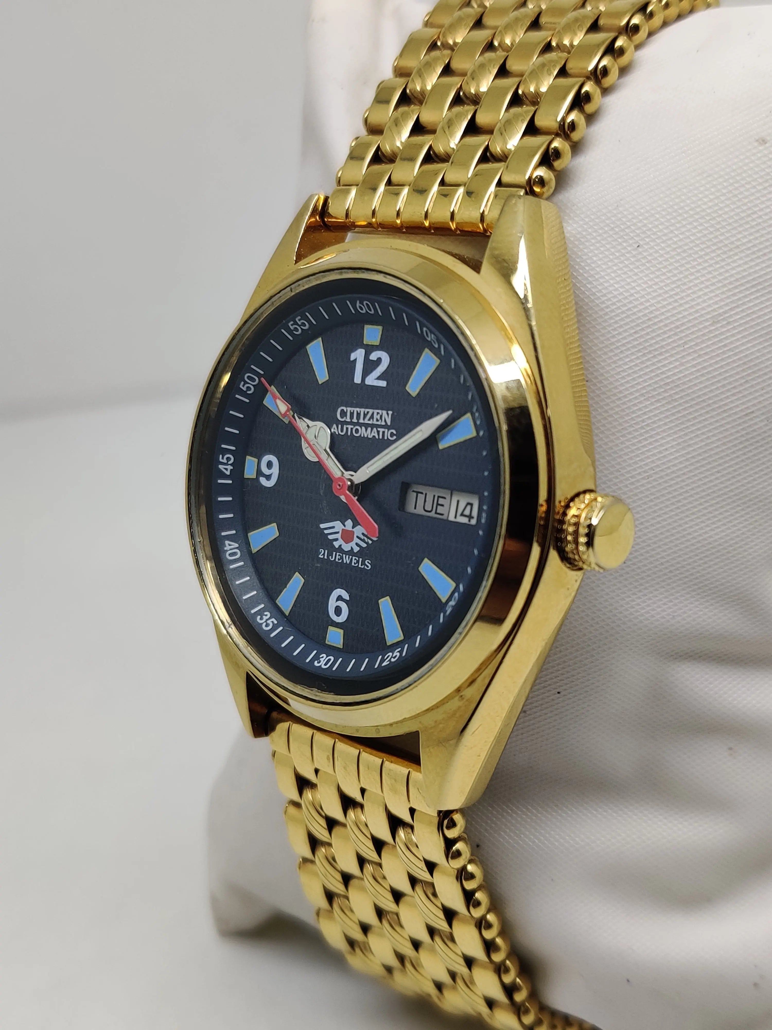 Citizen Automatic 8200 Movement stainless steel Japan Made 21 Jewels Men s Wrist Watch National Watches