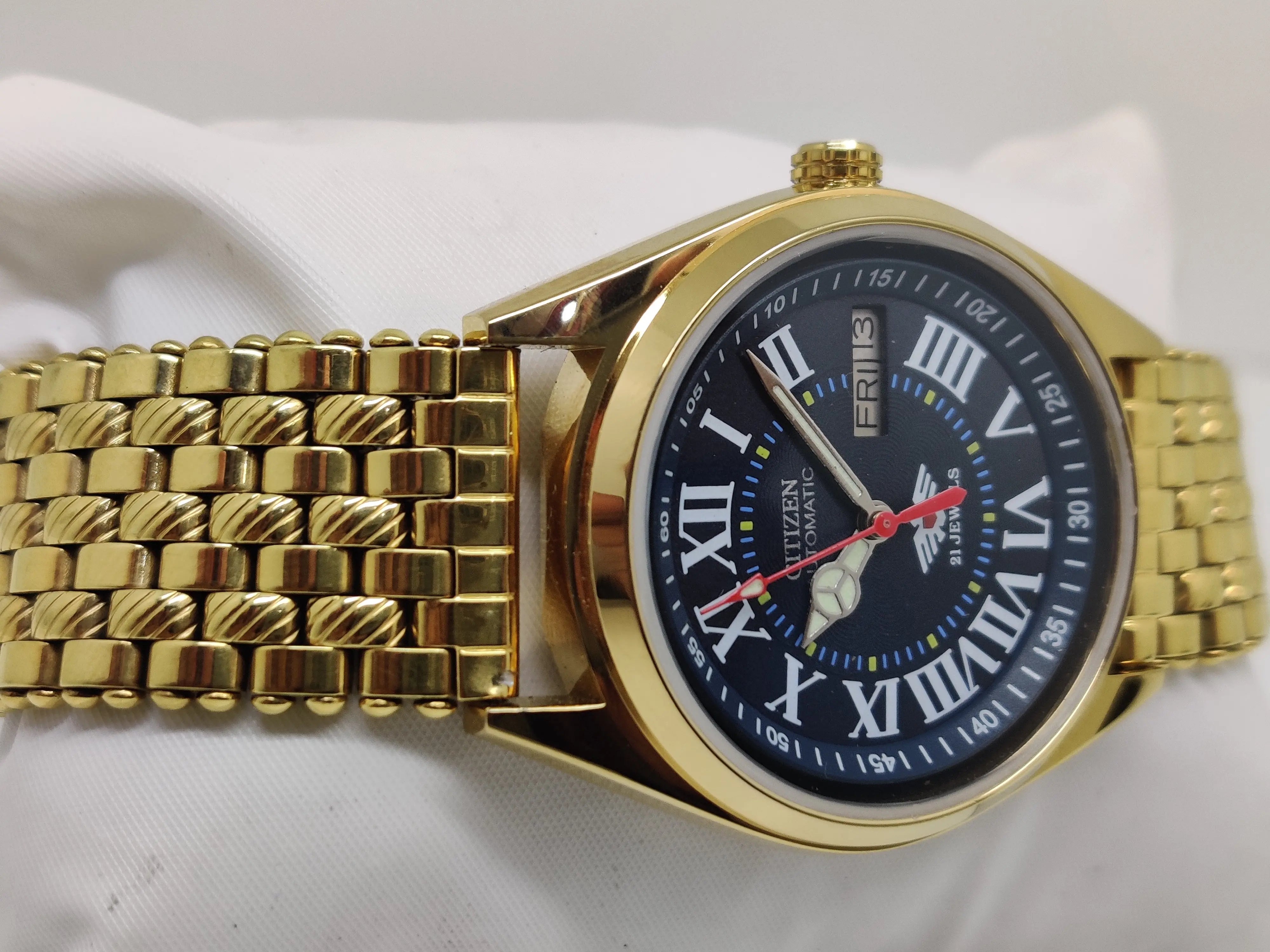 Citizen Automatic 8200 Movement stainless steel Japan Made 21 Jewels Men s Wrist Watch National Watches