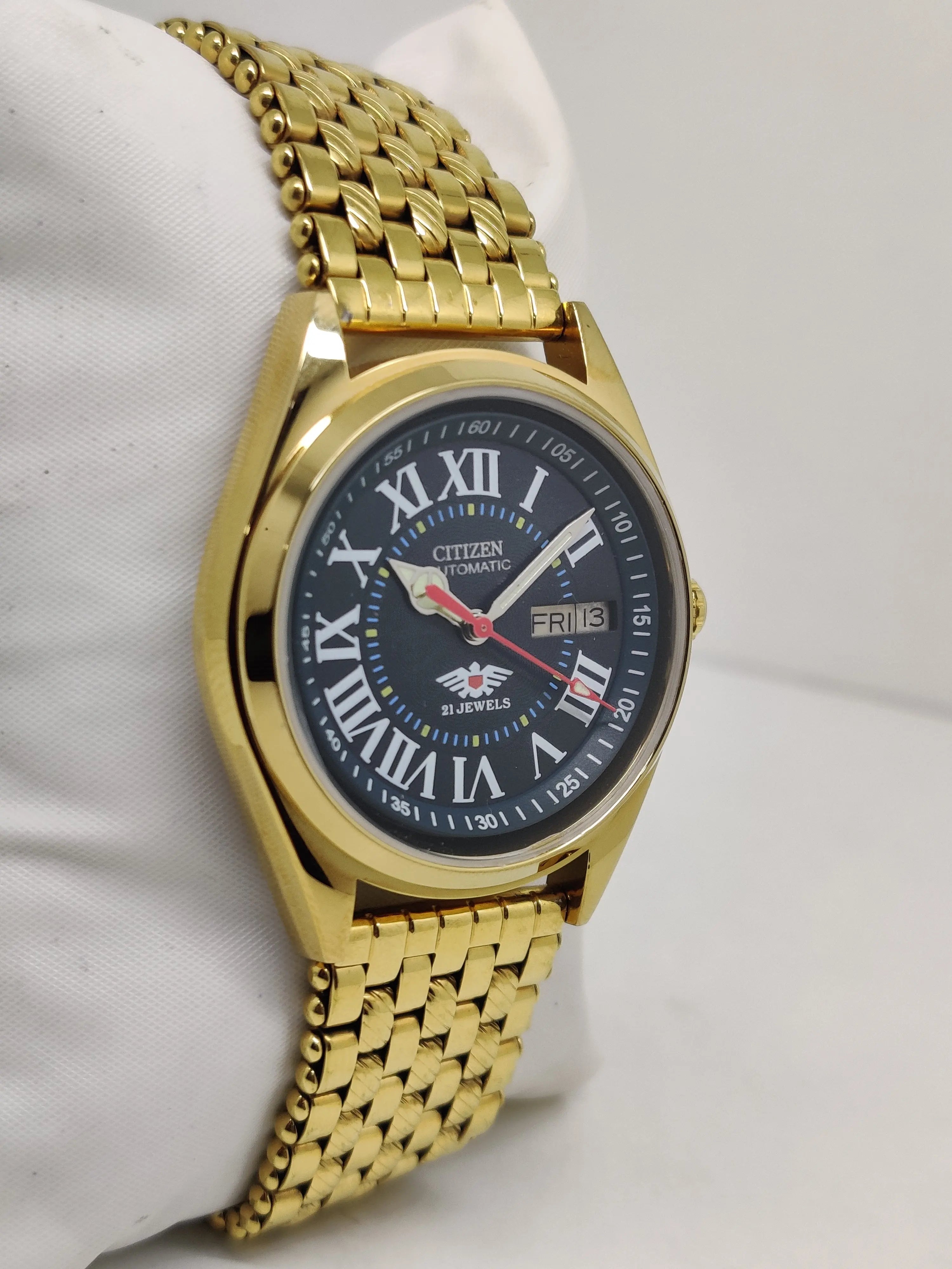 Citizen Automatic 8200 Movement stainless steel Japan Made 21 Jewels Men s Wrist Watch National Watches