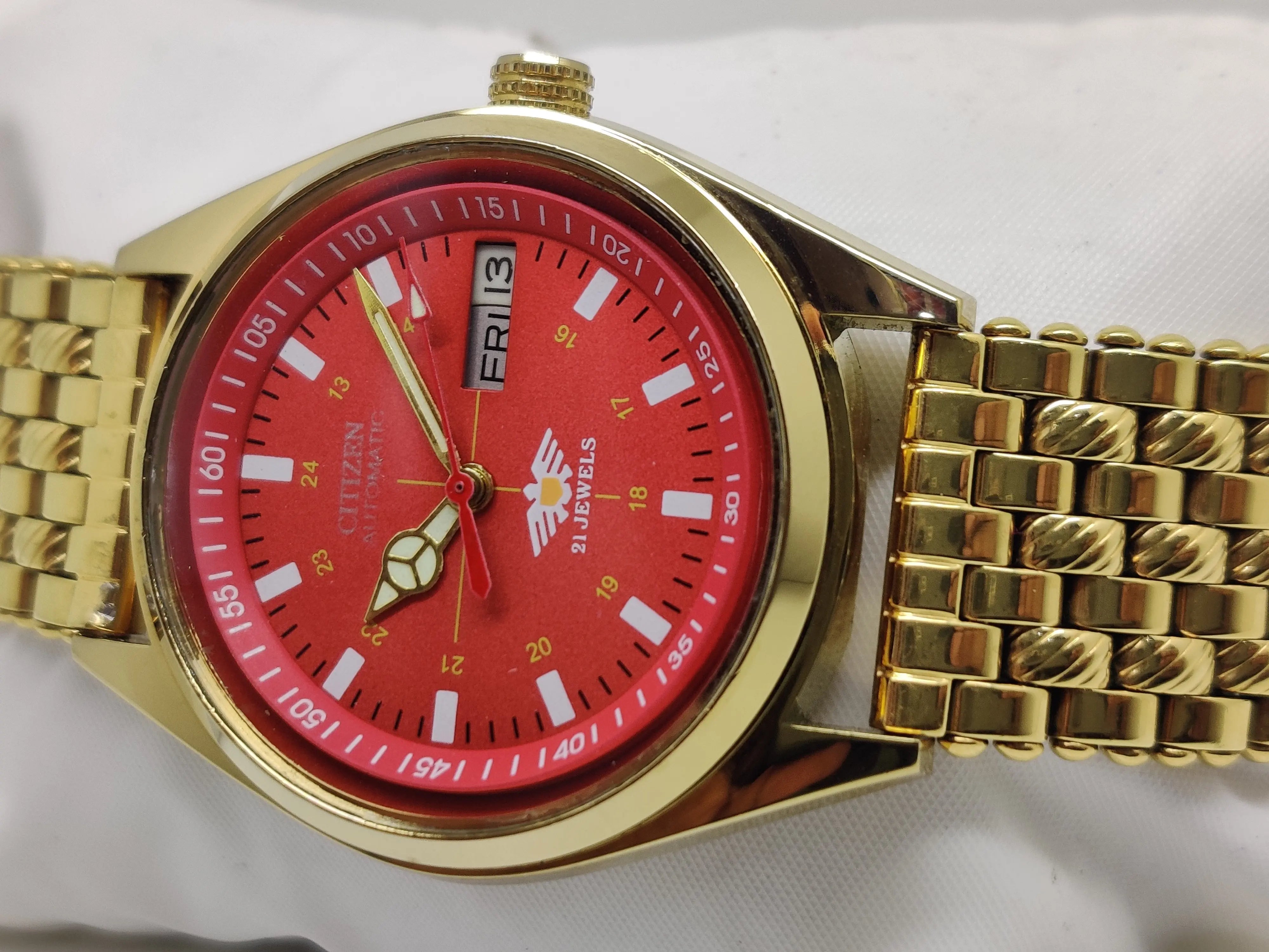 Citizen Automatic 8200 Movement stainless steel Japan Made 21 Jewels Men s Wrist Watch National Watches