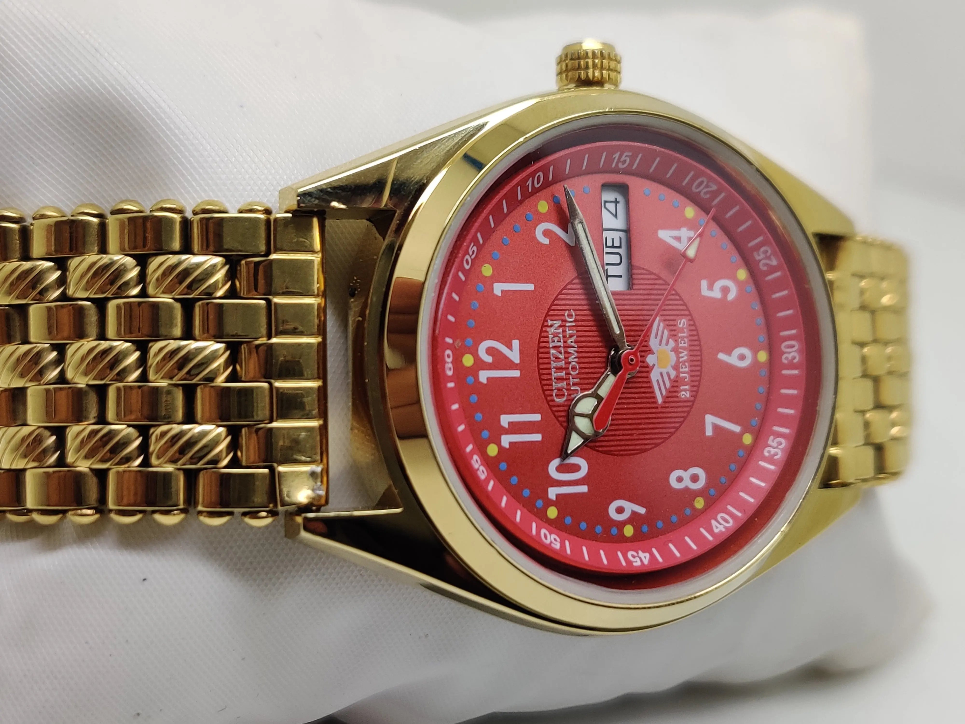 Citizen Automatic 8200 Movement stainless steel Japan Made 21 Jewels Men s Wrist Watch National Watches