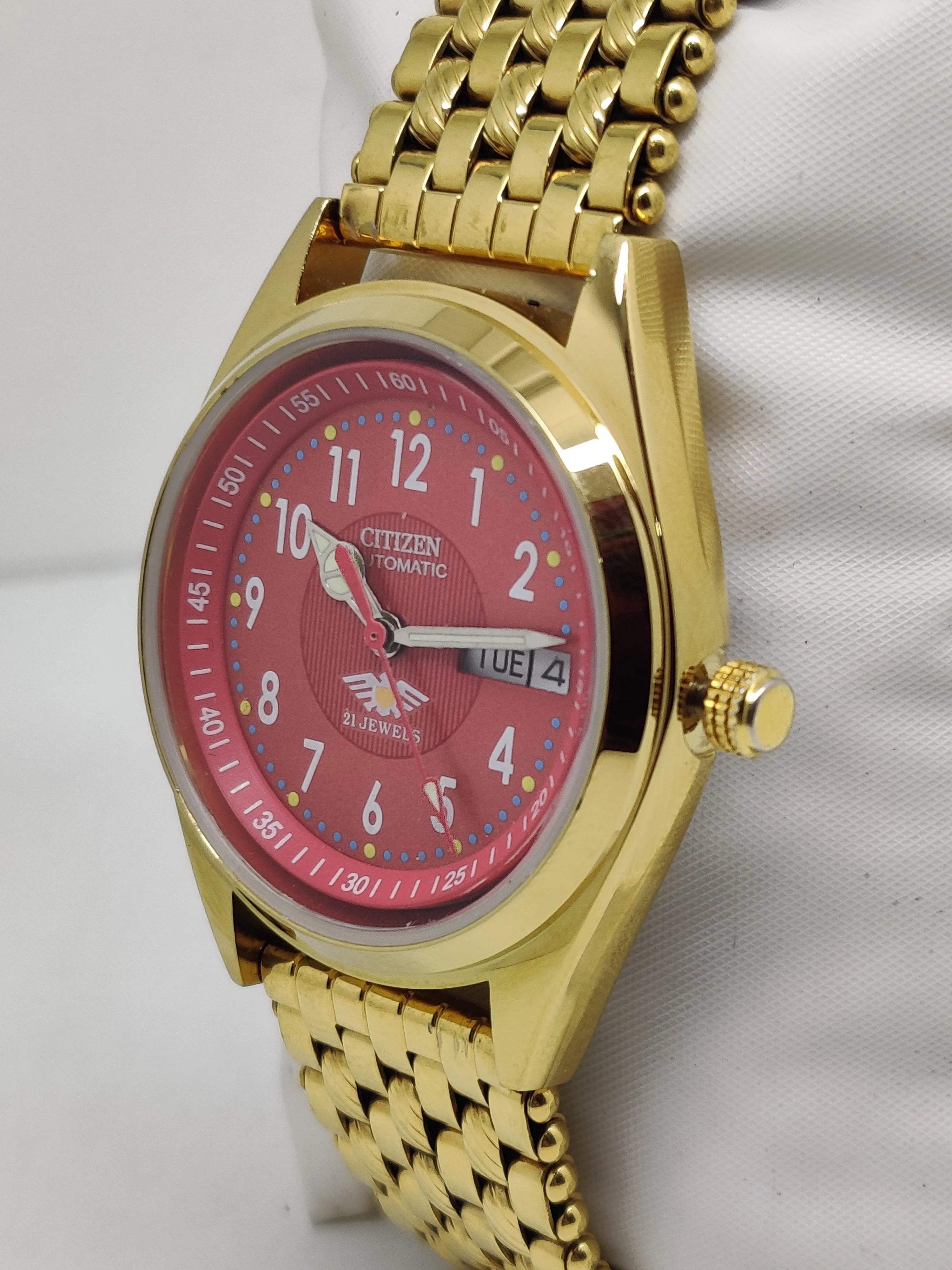 Citizen Automatic 8200 Movement stainless steel Japan Made 21 Jewels Men s Wrist Watch National Watches