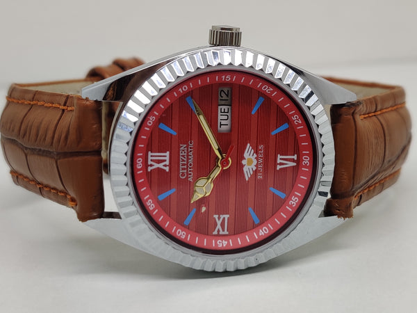 Citizen Automatic 8200 Movement stainless steel Japan Made 21 Jewels Men s Wrist Watch
