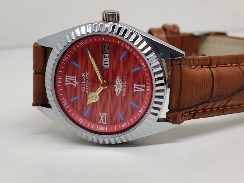 Citizen Automatic 8200 Movement stainless steel Japan Made 21 Jewels Men s Wrist Watch