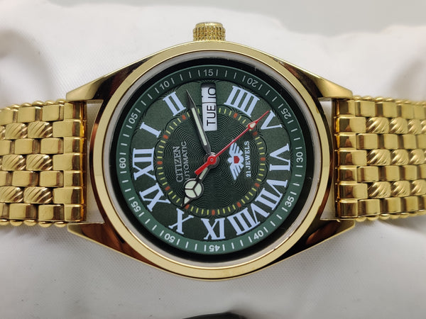 Citizen Automatic 8200 Movement stainless steel Japan Made 21 Jewels Men s Wrist Watch