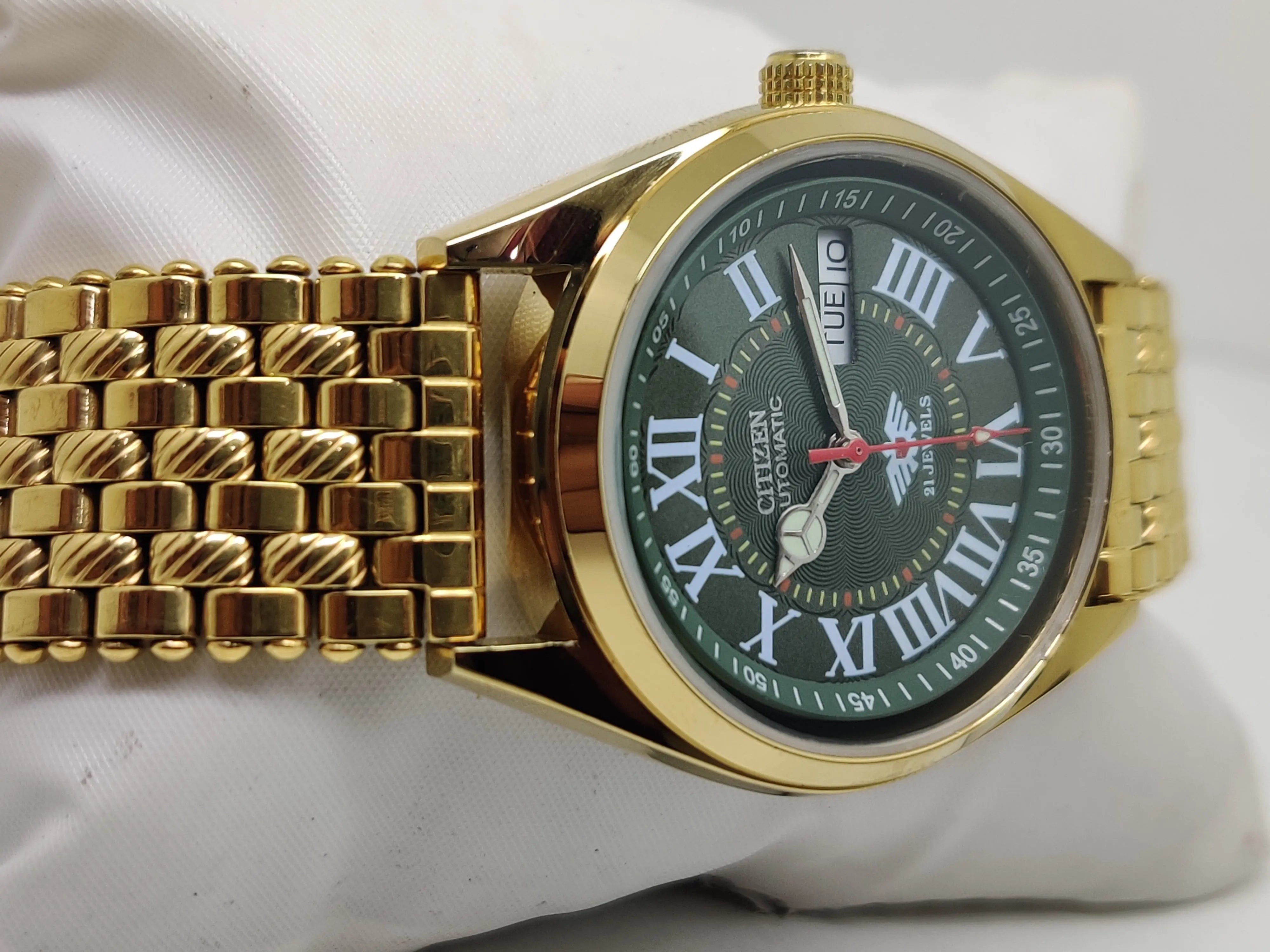 Citizen Automatic 8200 Movement stainless steel Japan Made 21 Jewels Men s Wrist Watch National Watches
