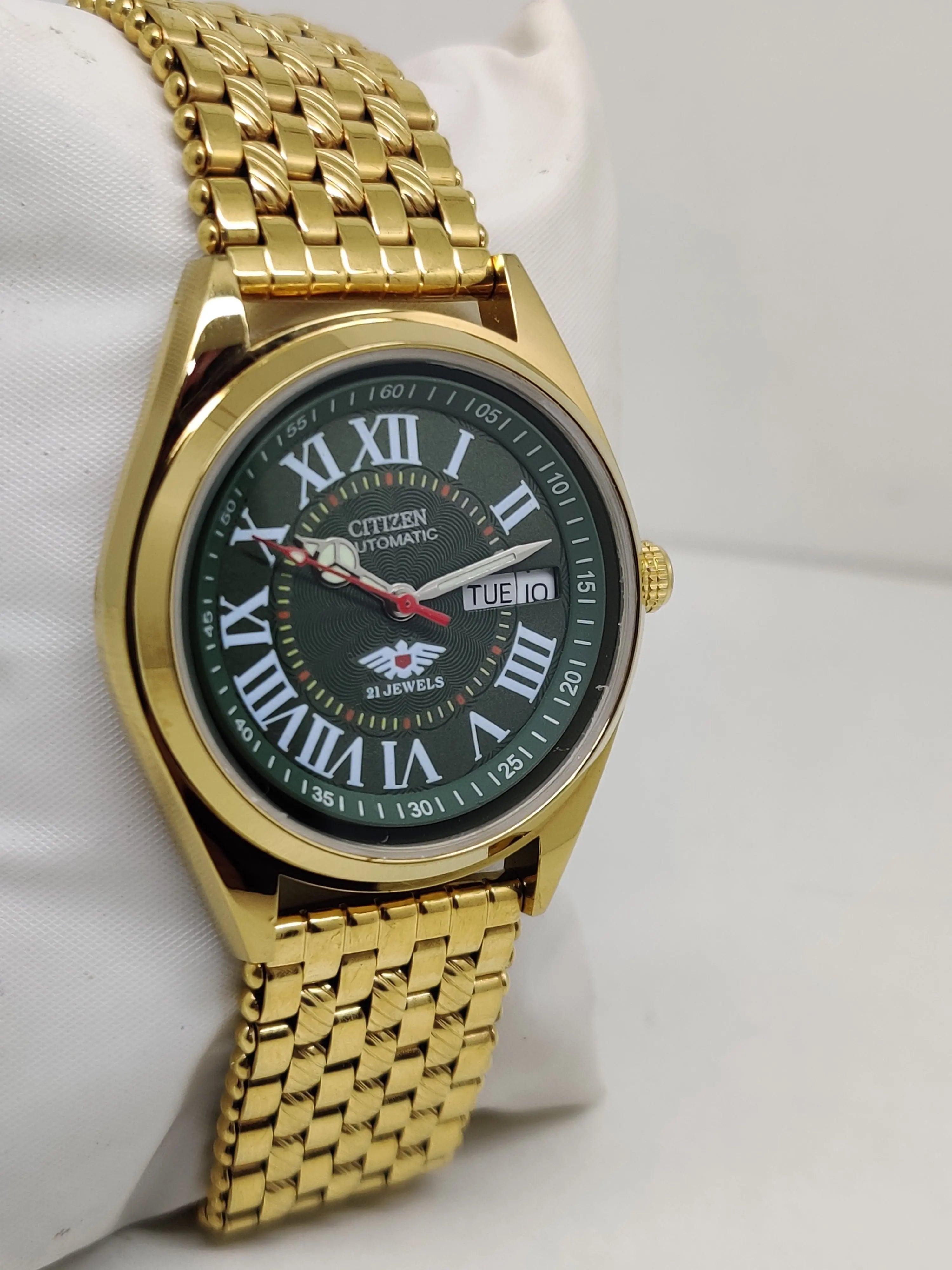 Citizen Automatic 8200 Movement stainless steel Japan Made 21 Jewels Men s Wrist Watch National Watches