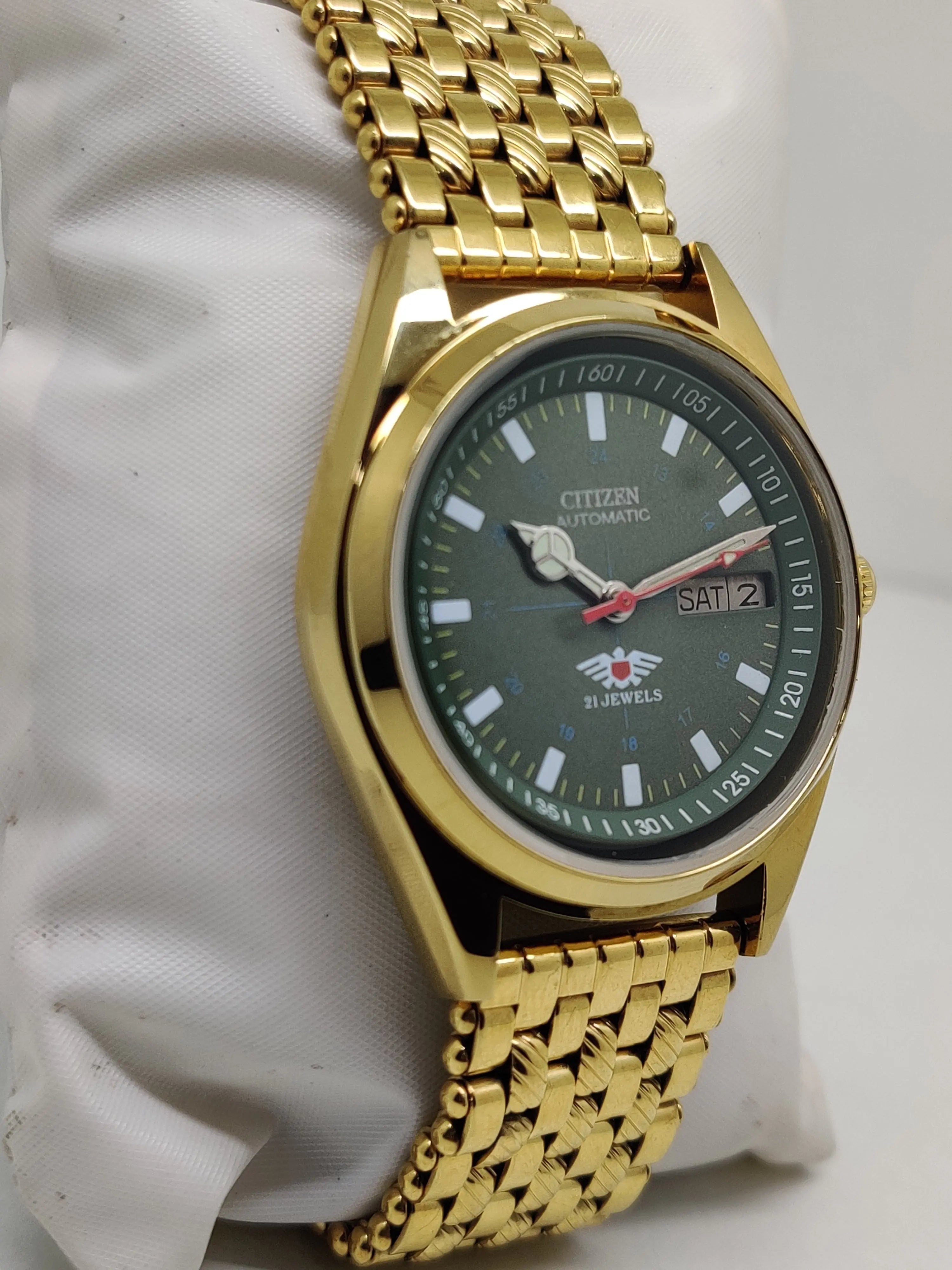 Citizen Automatic 8200 Movement stainless steel Japan Made 21 Jewels Men s Wrist Watch National Watches