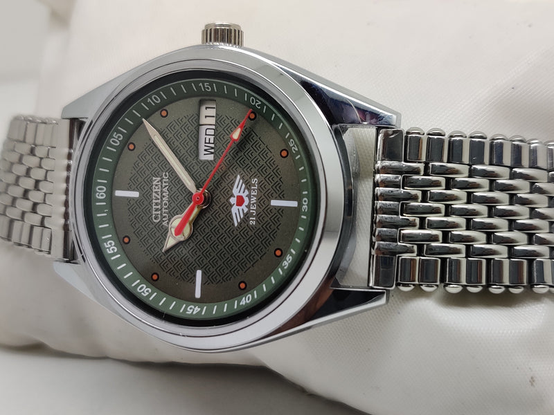 Citizen Automatic 8200 Movement stainless steel Japan Made 21 Jewels Men s Wrist Watch