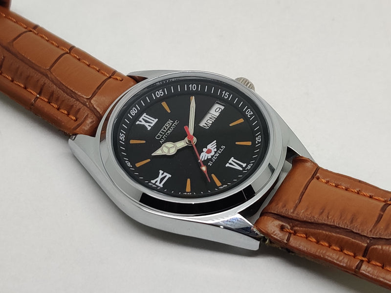 Citizen Automatic 8200 Movement stainless steel Japan Made 21 Jewels Men s Wrist Watch
