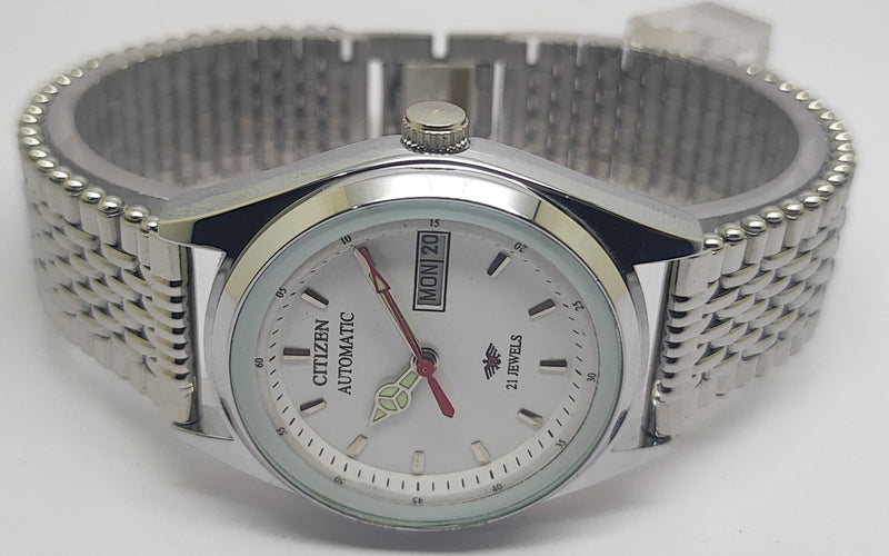 Citizen Automatic 8200 Movement stainless steel Japan Made 21 Jewels Men s Wrist Watch