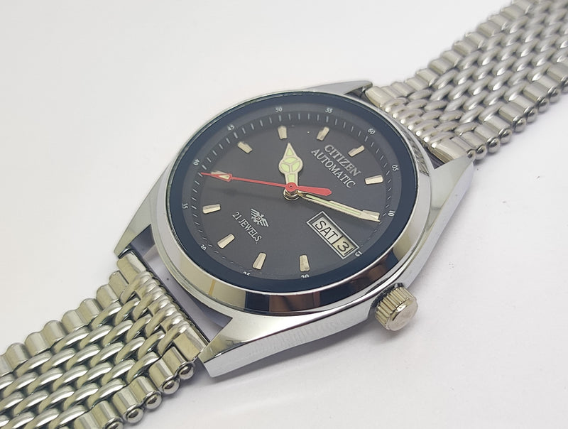 Citizen Automatic 8200 Movement stainless steel Japan Made 21 Jewels Men s Wrist Watch