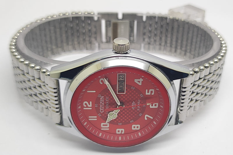 Citizen Automatic 8200 Movement stainless steel Japan Made 21 Jewels Men s Wrist Watch