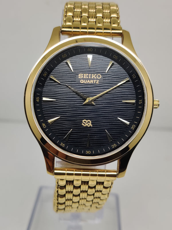 Seiko 5 Black Dial quartz Watch