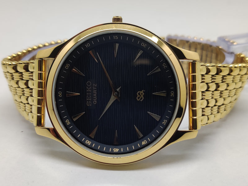 Seiko 5 Black Dial quartz Watch