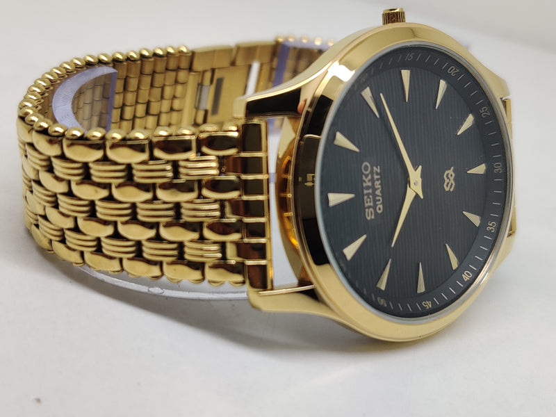 Seiko 5 Black Dial quartz Watch