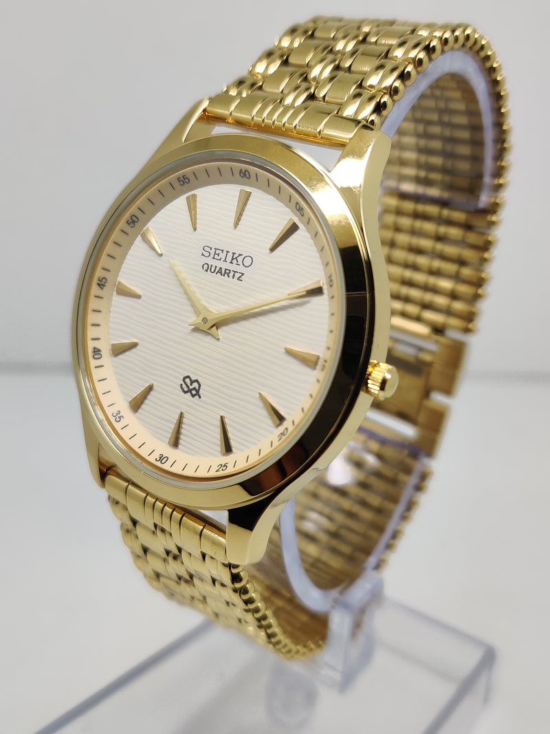 Seiko 5 Black Dial quartz Watch