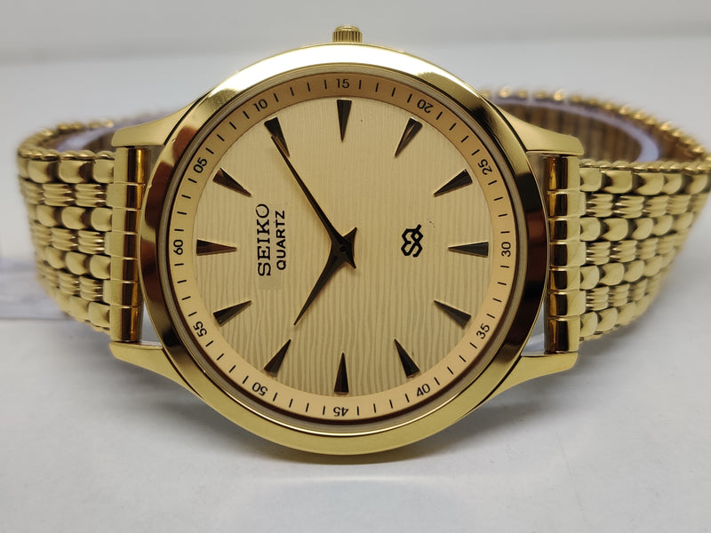 Seiko 5 Black Dial quartz Watch