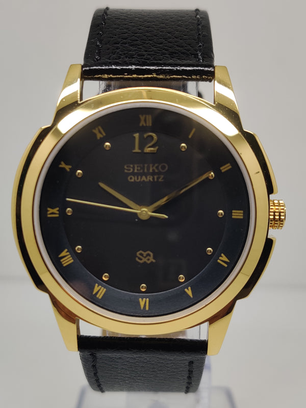 Seiko 5 Black Dial quartz Watch